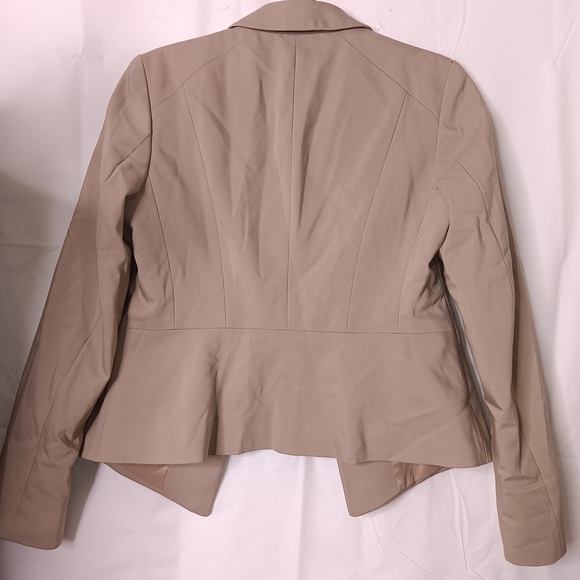 Ann Taylor Tan Blazer Classic Notched Lapel - Picture 6 of 6